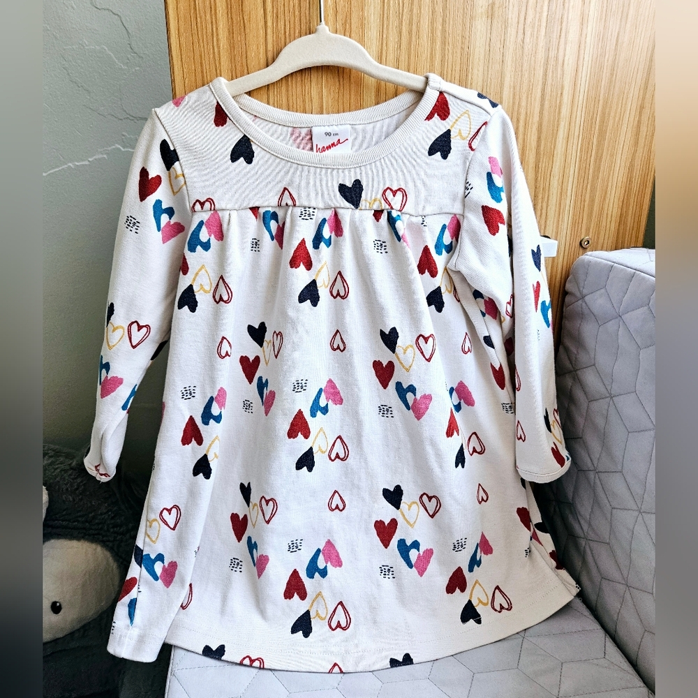 Hanna Andersson Hearts Swing Top/Dress